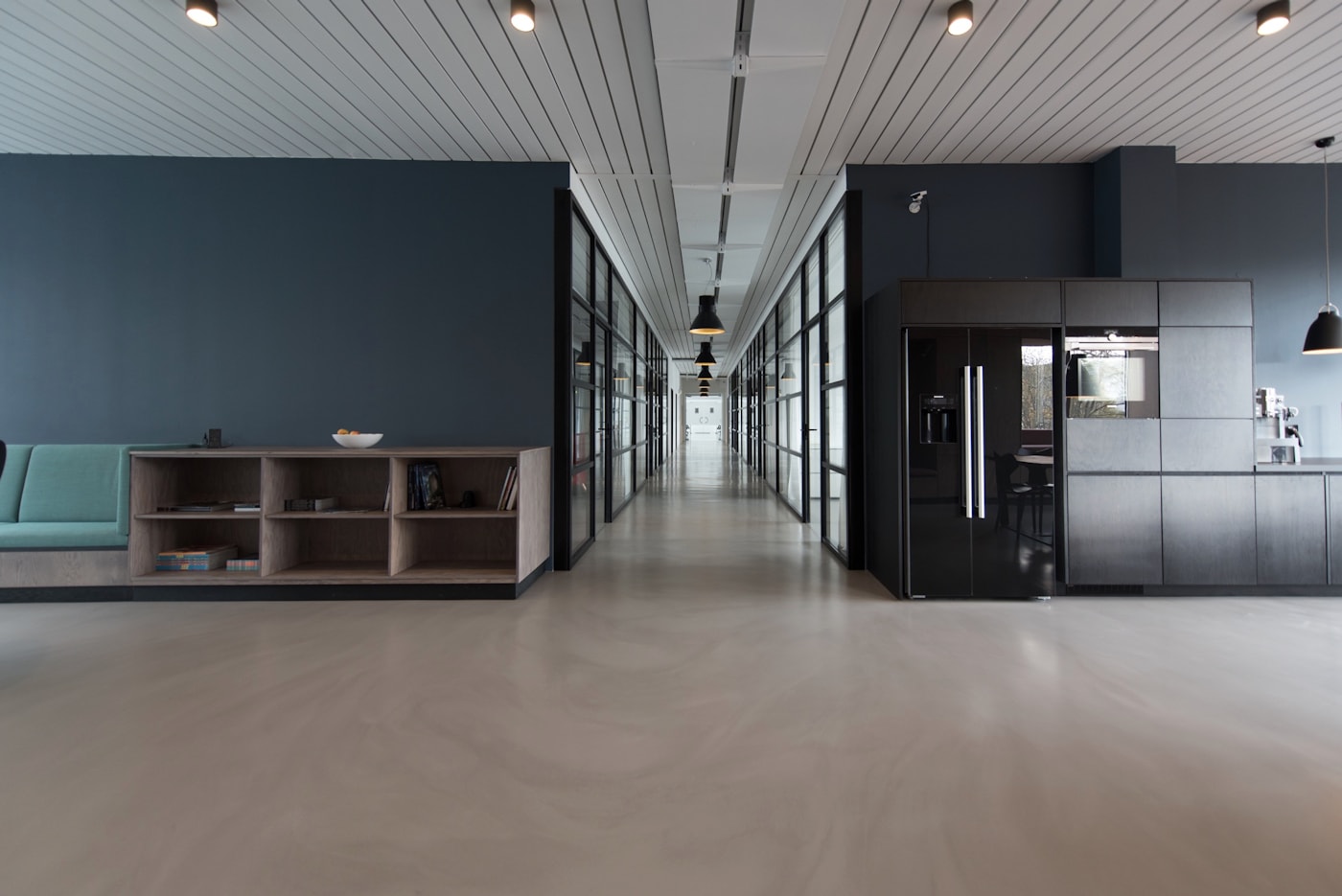 Bright modern office workspace with natural light